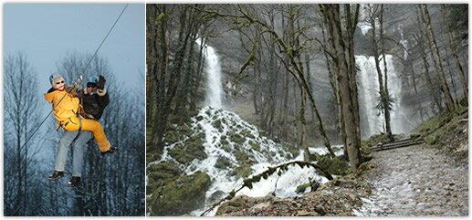 Randonnées, tyrolienne, sentiers GR